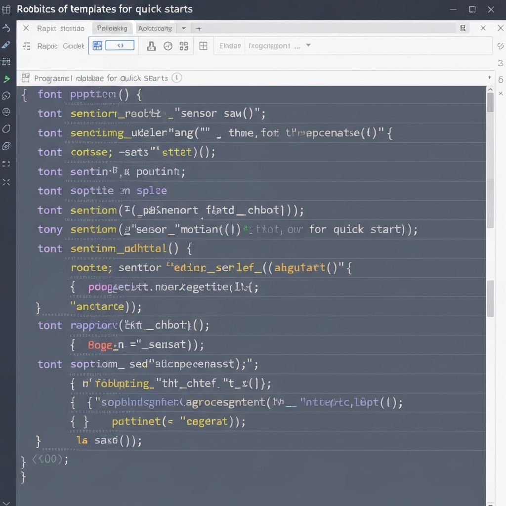 Robotics Project Templates